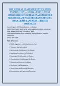 DOT MEDICAL EXAMINER CERTIFICATION &NewLine;EXAMINATION &mdash; STUDY GUIDE &vert; LATEST &NewLine;UPDATE 2026&sol;2027 &vert; ACTUAL EXAM &vert; PRACTICE &NewLine;QUESTIONS AND ANSWERS &vert; EXAM REVIEW &vert; &NewLine;100&percnt; CORRECT ANSWERS &vert; VERIFIED &NewLine;SOLUTIONS 