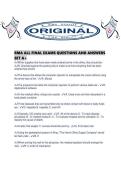 RMA ALL FINAL EXAMS QUESTIONS AND ANSWERS SET A&period;pdf