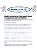 NUR 641E ADVANCED PATHOPHYSIOLOGY ACTUAL FINAL QUESTIONS AND ANSWERS SET A&period;pdf
