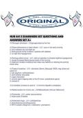 NUR 641 E EXAMINERS SET QUESTIONS AND ANSWERS SET A&period;pdf
