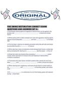 FIRE SMOKE RESTORATION CORRECT EXAMS QUESTIONS AND ANSWERS SET A&period;pdf