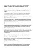 NUR 514 RESEARCH AND EVIDENCE-BASED PRACTICE &vert; COMPREHENSIVE NURSING STUDY GUIDE&comma; PRACTICE QUESTIONS & ANSWERS 2026&sol;2027