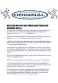 BIOL 2030 ACTUAL TEST PAPER QUESTIONS AND ANSWERS SET A&period;pdf