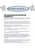 BIOL 2030 EXAMINATION QUESTIONS AND ANSWERS SET A&period;pdf