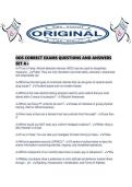 ODS CORRECT EXAMS QUESTIONS AND ANSWERS SET A&period;pdf