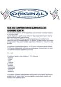 NUR 452 COMPREHENSIVE QUESTIONS AND ANSWERS SURE A&period;pdf