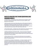 NUR 452 UPDATED TEST PAPER QUESTIONS AND ANSWERS SURE A&period;pdf