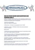NUR 452 STUDY EXAMS GUIDE QUESTIONS AND ANSWERS SURE A&period;pdf