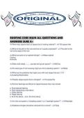 ROOFING CORE MAIN ALL QUESTIONS AND ANSWERS SURE A&period;pdf