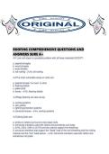 ROOFING COMPREHENSIVE QUESTIONS AND ANSWERS SURE A&period;pdf