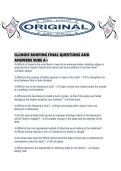 ILLINOIS ROOFING FINAL QUESTIONS AND ANSWERS SURE A&period;pdf