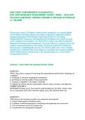 RIMS CRMP COMPREHENSIVE EXAMINATION &ndash; &NewLine;RISK AND INSURANCE MANAGEMENT SOCIETY &lpar;RIMS&rpar; &ndash; 2026&sol;2027 &colon;&NewLine;PRACTICE QUESTIONS&comma; VERIFIED ANSWERS & DETAILED RATIONALES&NewLine;A&plus; GRADED&NewLine;