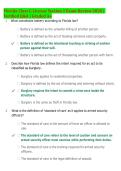 Florida Security Officer Exam Prep Bundle 2026&sol;2027 &vert; Class D & G &vert; Practice Questions & Answers