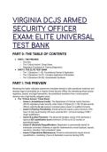 2026&sol;2027 VIRGINIA DCJS Armed Security Officer Exam&colon; Elite Universal Test Bank &lpar;01E&comma; 05E&comma; 075E&comma; 07R&rpar; - Ultimate Study Guide