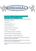 FOA CFOT CERTIFICATION EVALUATION TEST QUESTIONS AND ANSWERS SET A&period;pdf