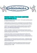 PRENEED FUNERAL TEST EXAM 1 QUESTIONS AND ANSWERS SET A&period;pdf