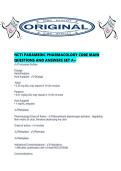NCTI PARAMEDIC PHARMACOLOGY CORE MAIN QUESTIONS AND ANSWERS SET A&period;pdf