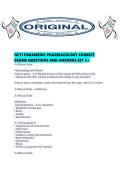 NCTI PARAMEDIC PHARMACOLOGY CORRECT EXAMS QUESTIONS AND ANSWERS SET A&period;pdf