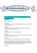NCTI PARAMEDIC TEST PAPER QUESTIONS AND ANSWERS SET A&period;pdf