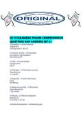 NCTI PARAMEDIC PHARM COMPREHENSIVE QUESTIONS AND ANSWERS SET A&period;pdf