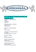 NCTI PARAMEDIC PHARM QUESTIONS AND ANSWERS SET A&period;pdf