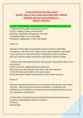 ILETSB CERTIFICATION FINAL EXAM NEWEST 2026 ACTUAL EXAM QUESTIONS WITH VERIFIED  ANSWERS AND DETAILED RATIONALES &vert;  &NewLine;NEWEST UPDATE&excl;&excl;&excl; 
