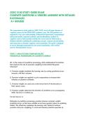 CGSC X100 STUDY GUIDE EXAM &colon;&NewLine;COMPLETE QUESTIONS & VERIFIED ANSWERS WITH DETAILED RATIONALES&vert;&NewLine; A&plus; GRADED&NewLine;
