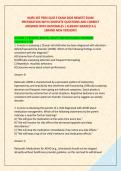 NURS 307 PEDS QUIZ 5 EXAM 2026 NEWEST EXAM  PREPARATION WITH COMPLETE QUESTIONS AND CORRECT  ANSWERS WITH RATIONALES &vert; ALREADY GRADED A&plus;&vert;  &vert;BRAND NEW VERSION&excl;&excl;