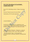 WGU D311 Microbiology OA Exam Bundle &ndash; Complete Study Guide