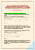 NAB RCAL EXAM EVALUATION &vert;NATIONAL ASSOCIATION  &NewLine;OF LONG TERM CARE ADMINISTRATOR BOARDS &vert;RESIDENTIAL &NewLine;CARE&sol;ASSISTED LIVING &lpar;RCAL&rpar; EXAM COMPLETE QUESTIONS AND &NewLine;CORRECT ANSWERS WITH RATIONALES &vert; ALREADY GRADED A&plus;&vert; &NewLine;&vert;BRAND NEW VERSION&excl;&excl; 