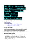 S-Tier EVT Level I Certification Master Test Bank &vert; NFPA 1071 & 1911 Complete Diagnostic Report &plus; Answers &lpar;2026&sol;2027&rpar;