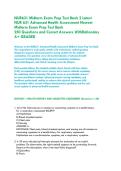 NUR631 Midterm Exam Prep Test Bank 2 Latest &vert;&NewLine;NUR 631 Advanced Health Assessment Newest Midterm Exam Prep Test Bank&NewLine;250 Questions and Correct Answers WithRationales&NewLine;A&plus; GRADED&NewLine;