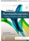 TEST BANK FOR LEHNE&rsquo;S PHARMACOTHERAPEUTICS FOR ADVANCED PRACTICE NURSES 