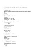Mathematics Form 4 - Matrices - Complete KCSE Revision Notes