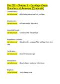 Bio 220 - Chapter 6 - Cartilage Exam Questions & Answers &lpar;Grade A&plus;&rpar;&period;docx&NewLine;&NewLine;