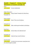 Bio220 - Chapter27 - Urinary Exam Questions & Answers &lpar;Grade A&plus;&rpar;&period;docx&NewLine;&NewLine;