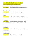 Bio 220 - Chapter 23 - Vessels Exam Questions & Answers &lpar;Grade A&plus;&rpar;&period;docx&NewLine;&NewLine;