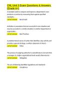 CHL Unit 3 Exam Questions & Answers &lpar;Grade A&plus;&rpar;&period;docx&NewLine;&NewLine;