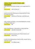 CMAA EXAM QUESTIONS AND ANSWERS&period;docx&NewLine;&NewLine;