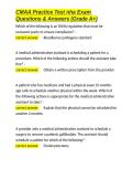 CMAA Practice Test nha Exam Questions & Answers &lpar;Grade A&plus;&rpar;&period;docx&NewLine;&NewLine;