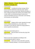 CMAA Module 2 Exam Questions & Answers &lpar;Grade A&plus;&rpar;&period;docx&NewLine;&NewLine;