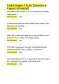 CMAA Chapter 7 Exam Questions & Answers &lpar;Grade A&plus;&rpar;&period;docx&NewLine;&NewLine;