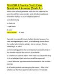 NHA CMAA Practice Test 1 Exam Questions & Answers &lpar;Grade A&plus;&rpar;&period;docx&NewLine;&NewLine;