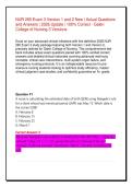 NUR 265 Exam 3 Version 1 and 2 New &vert; Actual Questions and Answers &vert; 2026 Update &vert; 100&percnt; Correct - Galen College of Nursing