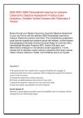WGU D662 Personalized Learning for Inclusive Classrooms Objective Assessment Practice Exam Questions &vert; Detailed Verified Answers with Rationales