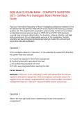 IAAI CFI EXAM BANK 2025 &vert; COMPLETE -QUESTION SET &vert; Certified Fire Investigator Board Review Study Guide