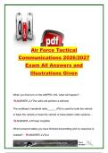 Air Force Tactical Communications 2026&sol;2027 &vert; 42 Exam Questions & Answers &vert; AN&sol;PRC-163&comma; AN&sol;PRC-152A&comma; Radio Procedures&comma; Security & UTCs