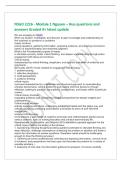 NSGD 2216 - Module 1 Nguyen &ndash; Huu questions and&NewLine;answers Graded A&plus; latest update&NewLine;We are engaging in Inquiry&NewLine;When we explore&comma; investigate&comma; and discover to gain knowledge and understanding or&NewLine;find solutions to questions or problems&NewLine;Inquiry involves&NewLine;pos
