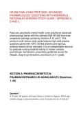NR 568 FINAL EXAM PREP 2026 &vert; ADVANCED PHARMACOLOGY QUESTIONS WITH ANSWERS & RATIONALES NURSING STUDY GUIDE &vert; VERSIONS A&comma; B AND C