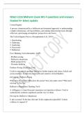 NSGD 2216 Midterm Exam M1-4 questions and answers&NewLine;Graded A&plus; latest update&NewLine;Critical Inquiry&NewLine;A process characterized by a deliberate and structured approach to understanding&NewLine;complex phenomena&comma; solving problems&comma; and making informed decisions through&NewLine;ref